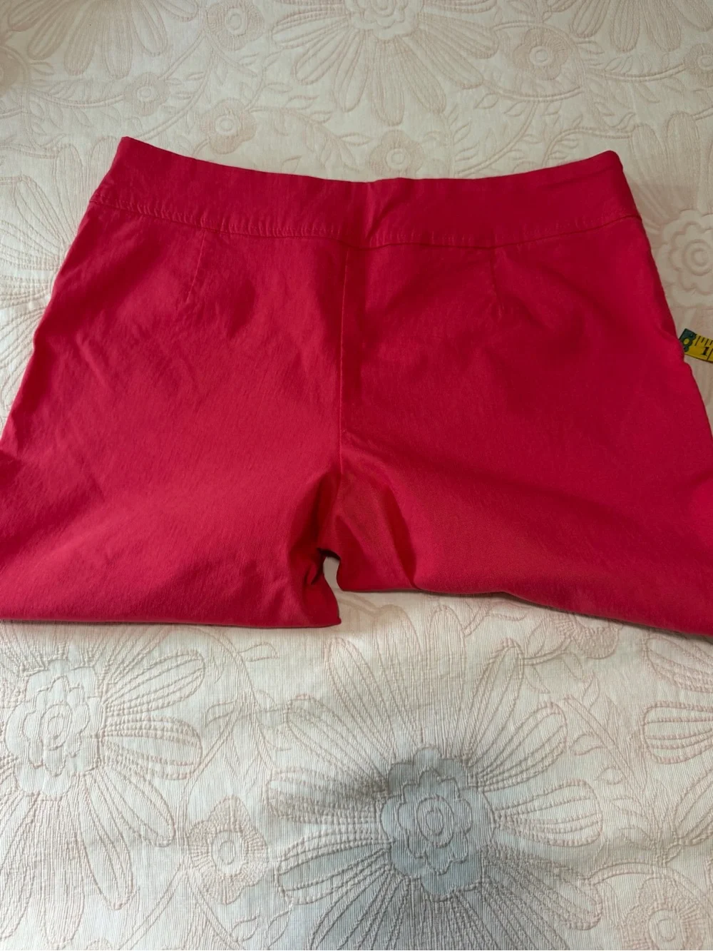 Jenna Rose Casual Women's Red Bermuda Shorts with Utility Pockets
